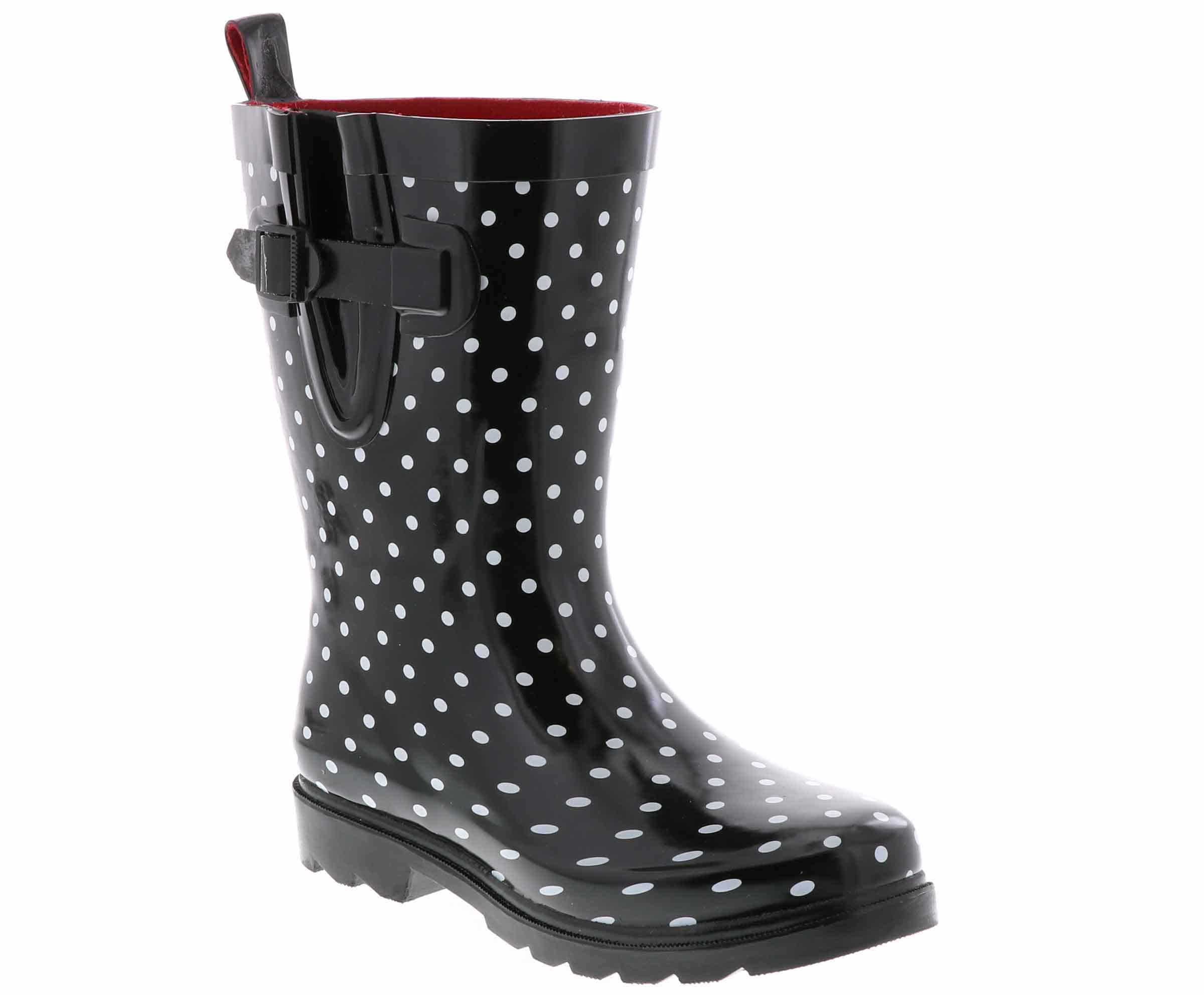 capelli black rain boots