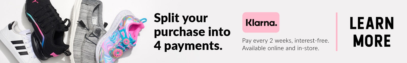 Buy now, Pay later with Klarna! Learn more!